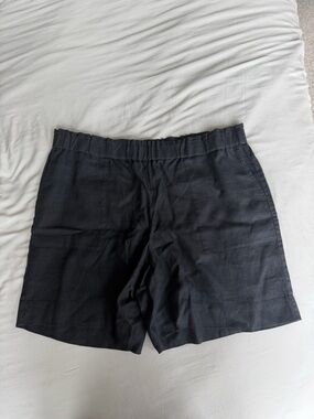 JJill Black Linen Shorts - NWT
